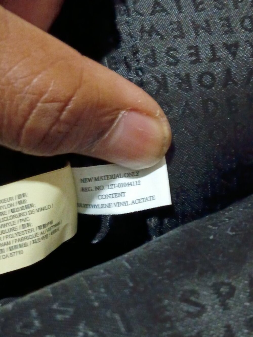 Kate Spade Large Nylon Water Resistant Backpack Work Bag—Black - Picture 12 of 14